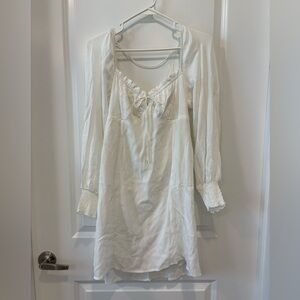 Boho White Women's Dress